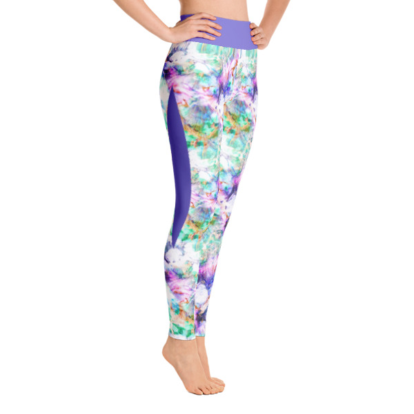 Mermaid Pants Green Blue Yoga Leggings