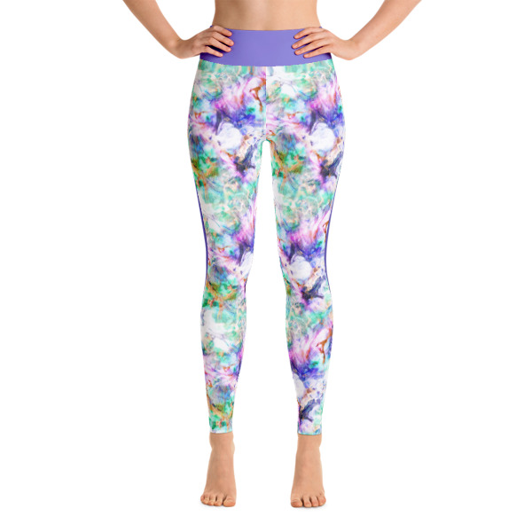 Mermaid Pants Green Blue Yoga Leggings