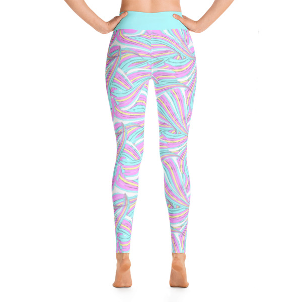 Mermaid Leggings pink mint Yoga
