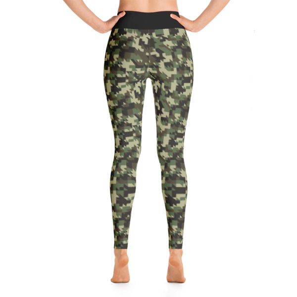 Workout Camouflage Patterned Yoga Leggings - Buy Print Leggings Online ...