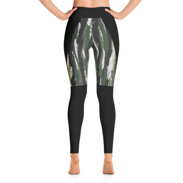 Army Green Athletic Yoga Leggings