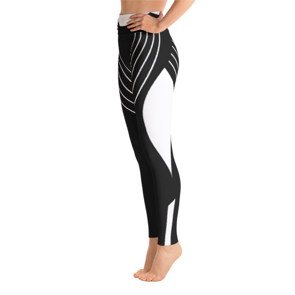 Striped Symmetry Workout For Girls Yoga Leggings