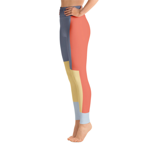 Colorful Multi Colored Running For Girls Yoga Leggings