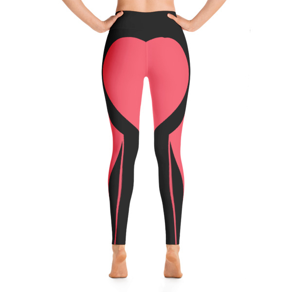 Colorful Black – Pink Workout Yoga Leggings