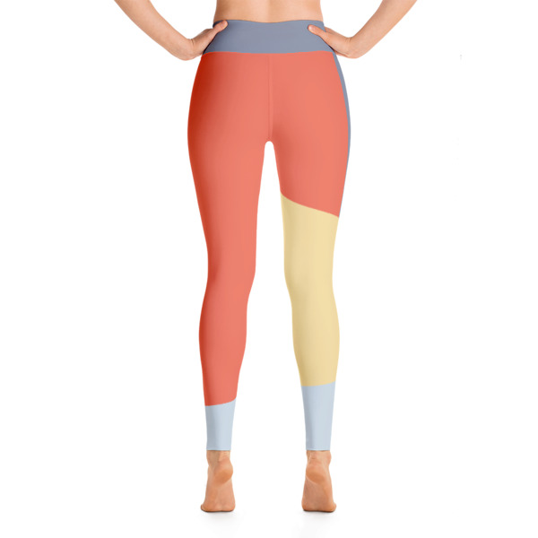 Colorful Multi Colored Running For Girls Yoga Leggings